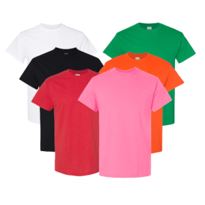 Gildan Ultra Cotton T-Shirt for Men – 6 Pack, Heavyweight 6oz, Classic Fit, Multi-Color