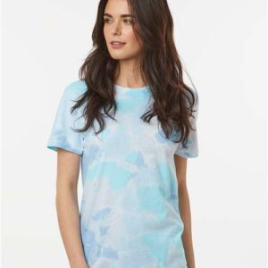 Colortone Women’s Vintage Tie-Dyed T-Shirt, Single Pack, Sizes S-3XL