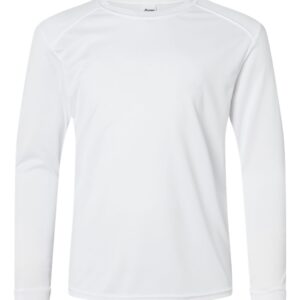 Paragon Youth Long Islander Performance Long Sleeve Tee, Mix Colour, Single Pack (S–L)