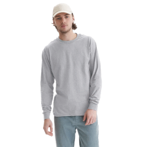 Hanes Essential-T Long Sleeve T-Shirt, Crewneck Everyday Casual Tee (Assorted Color)