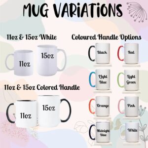SARROY Personalized Mama Bear Mug Custom Name Ceramic Coffee Cup, Multiple Colors, Dishwasher And Microwave Safe