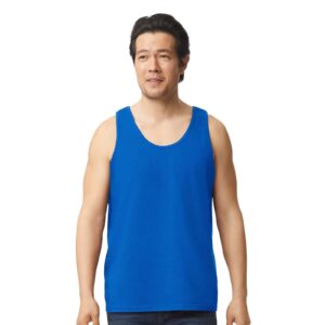 Gildan Men’s Ultra Cotton Tank Top, Classic Fit, Cotton Sleeveless Shirt, Single Pack, S–3XL