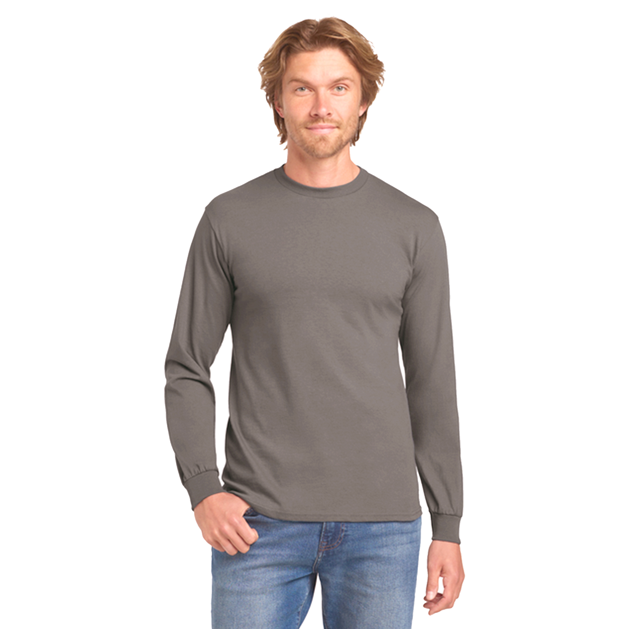 gildan-5400-charcoal-long-sleeve-closeup