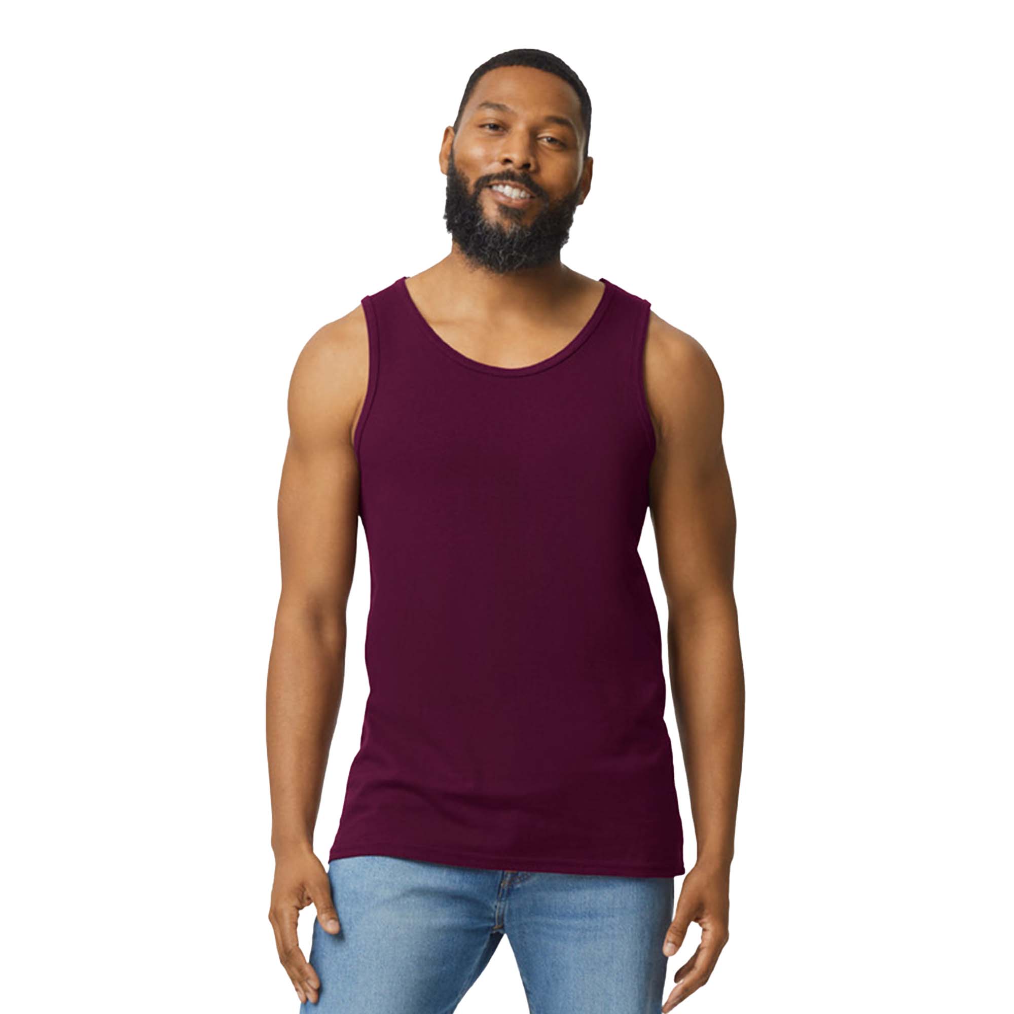 maroon-summer-tank-for-men
