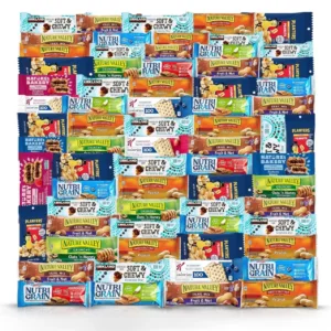 Veratify 70-Count Premium Healthy Snack Bars – Assorted Protein & Energy Bars Variety Pack(5, 10, 15, 20, 70)